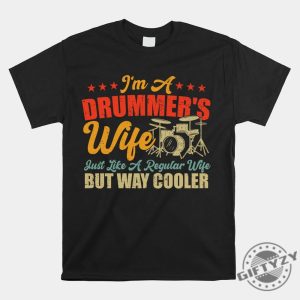 Drummers Wife Shirt Unique Funny Gift giftyzy 1 4