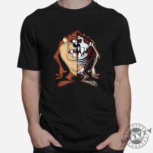 Wacky Taz Skeletal Tee Unique Looney Tunes Humor giftyzy 1 5