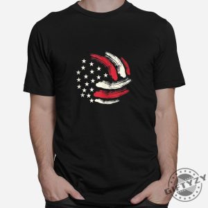 Serve Up Laughter Team Usa Flag Volleyball Tee giftyzy 1 2