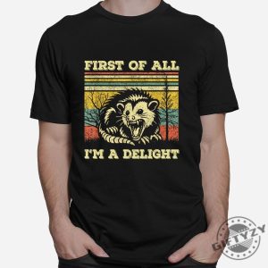 Unique Im A Delight Sarcastic Vintage Shirt Funny Tee giftyzy 1 2