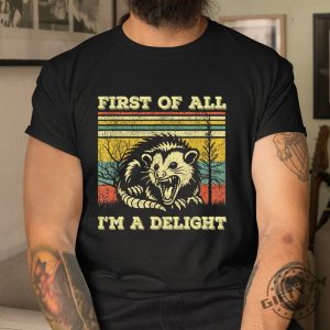 Unique Im A Delight Sarcastic Vintage Shirt Funny Tee giftyzy 1 3