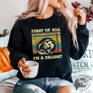 Unique Im A Delight Sarcastic Vintage Shirt Funny Tee giftyzy 1 4