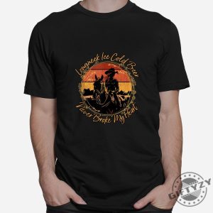 Humorous Horse Riding Beer Shirt Perfect For Fun Rides giftyzy 1 2