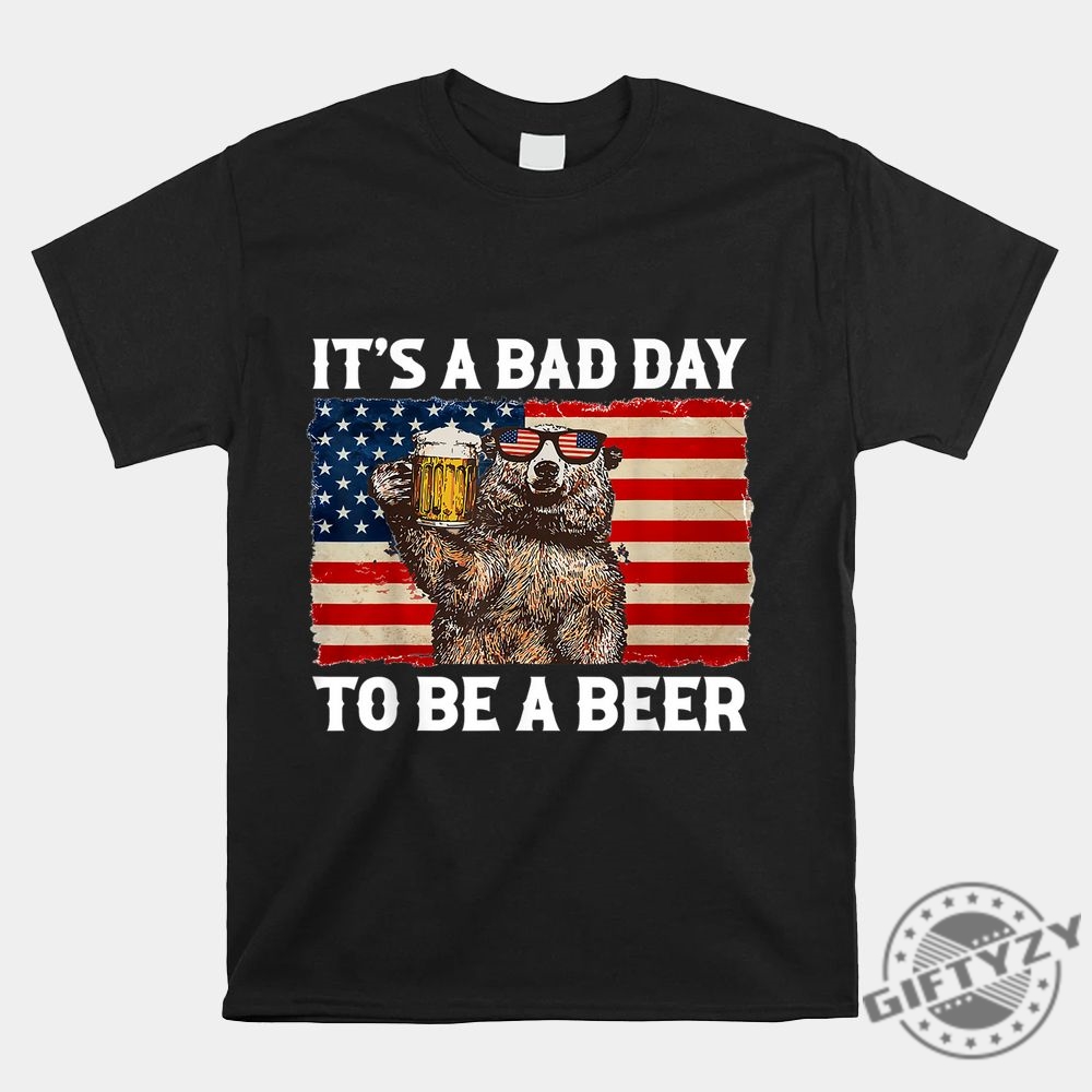 Funny Usa Beer Shirt  Perfect For Patriotic Parties