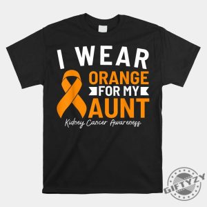 Quirky Orange Tee For Aunts Kidney Cancer Support giftyzy 1 1