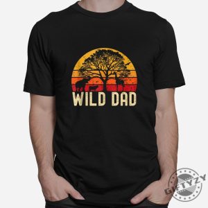 Wild Dad Zoo Shirt Hilarious Jungle Safari Gift giftyzy 1 2