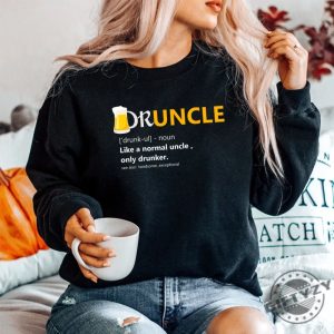 Funny Druncle Beer Shirt Unique Gift For Uncle giftyzy 1 4