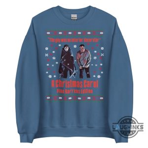 the sopranos christmas sweater sweatshirt t shirt hoodie the guy wan an interior decorator a christmas carol pine barrens edition tee laughinks 4