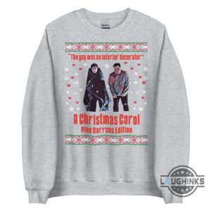 the sopranos christmas sweater sweatshirt t shirt hoodie the guy wan an interior decorator a christmas carol pine barrens edition tee laughinks 5