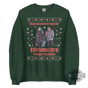 the sopranos christmas sweater sweatshirt t shirt hoodie the guy wan an interior decorator a christmas carol pine barrens edition tee laughinks 9