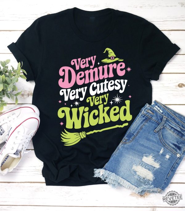 Wicked 2024 Shirt Hoodie Sweatshirt Very Demure Very Cutesy Very Wicked Shirt Shiz University Shirt Wicked Sweatshirt Wicked Merch Wicked Crewneck revetee 2