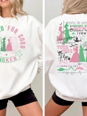 Changed For Good Sweatshirt Hoodie Shirt Wicked Defying Gravity Sweatshirt Shirt Wicked Sweatshirt Wizard Of Oz Sweatshirt revetee 3