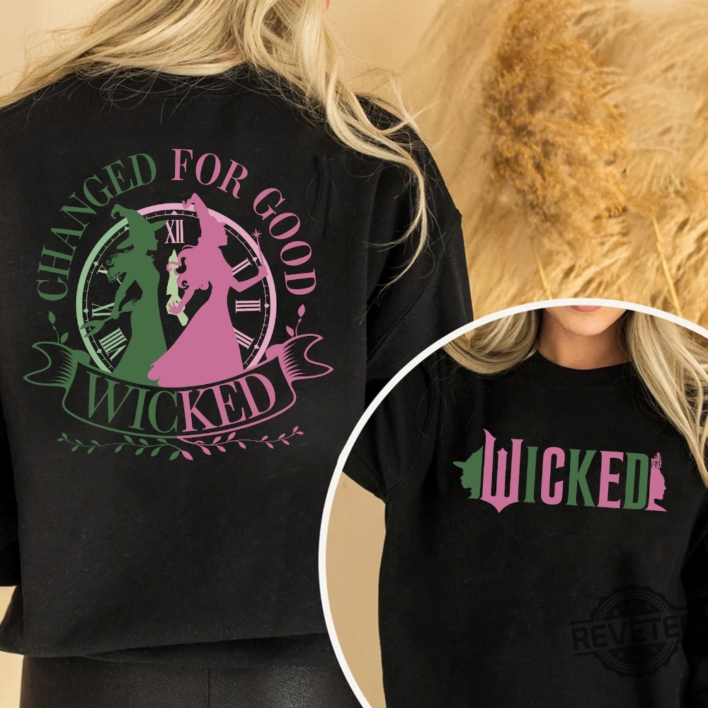 Witch Pink And Green Sweatshirt Hoodie Shirt Wizard Of Oz Shirt Broomstick Wicked Defying Gravity Shirt Wicked For Good Shirt Wizard Of Oz Fan Gift