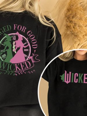 Witch Pink And Green Sweatshirt Hoodie Shirt Wizard Of Oz Shirt Broomstick Wicked Defying Gravity Shirt Wicked For Good Shirt Wizard Of Oz Fan Gift revetee 3