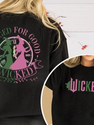 Witch Pink And Green Sweatshirt Hoodie Shirt Wizard Of Oz Shirt Broomstick Wicked Defying Gravity Shirt Wicked For Good Shirt Wizard Of Oz Fan Gift revetee 5