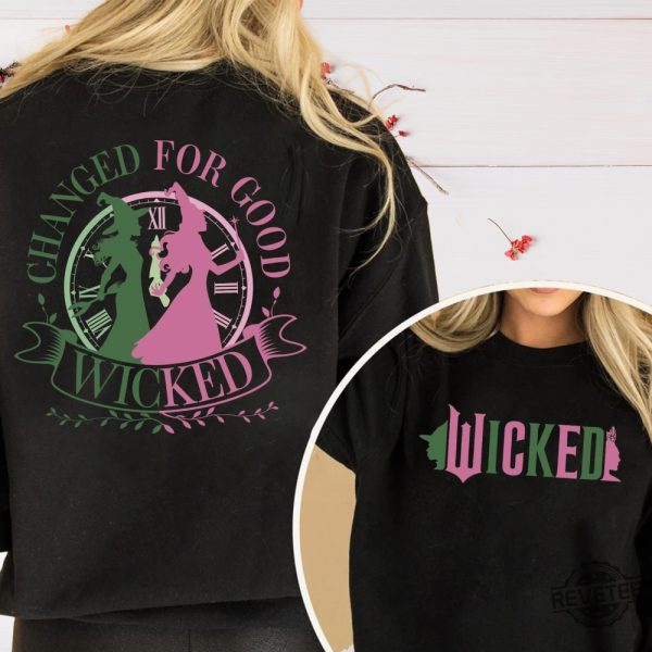 Witch Pink And Green Sweatshirt Hoodie Shirt Wizard Of Oz Shirt Broomstick Wicked Defying Gravity Shirt Wicked For Good Shirt Wizard Of Oz Fan Gift revetee 5