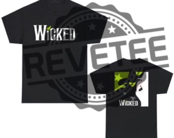 Wicked 2024 Broadway Musical Black T Shirt Hoodie Sweatshirt Unique revetee 2