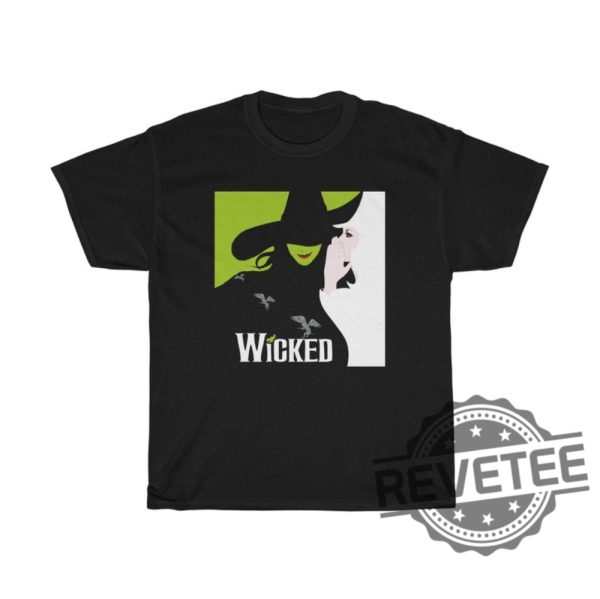 Wicked 2024 Broadway Musical Black T Shirt Hoodie Sweatshirt Unique revetee 3