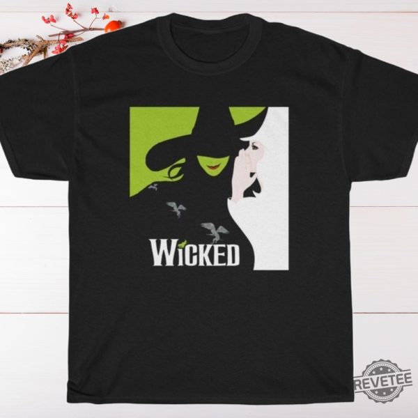 Wicked 2024 Broadway Musical Black T Shirt Hoodie Sweatshirt Unique revetee 4