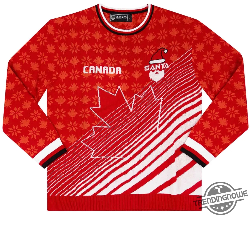 Canada Santa Christmas Ugly Sweater - Festive Sweater For Canadian Christmas Fans 6 Canada Santa Christmas Ugly Sweater – Festive Sweater for Canadian Christmas Fans