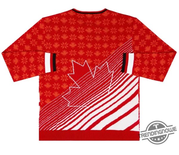 Canada Santa Christmas Ugly Sweater Festive Sweater For Canadian Christmas Fans trendingnowe 2