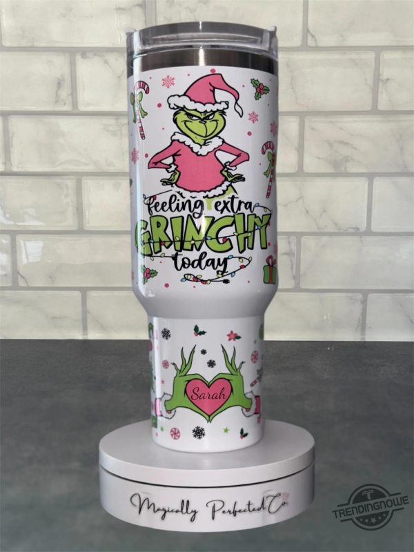 Grinch Christmas 40Oz Tumbler Gift Ideas Celebrate The Holidays With Grinch Style trendingnowe 1