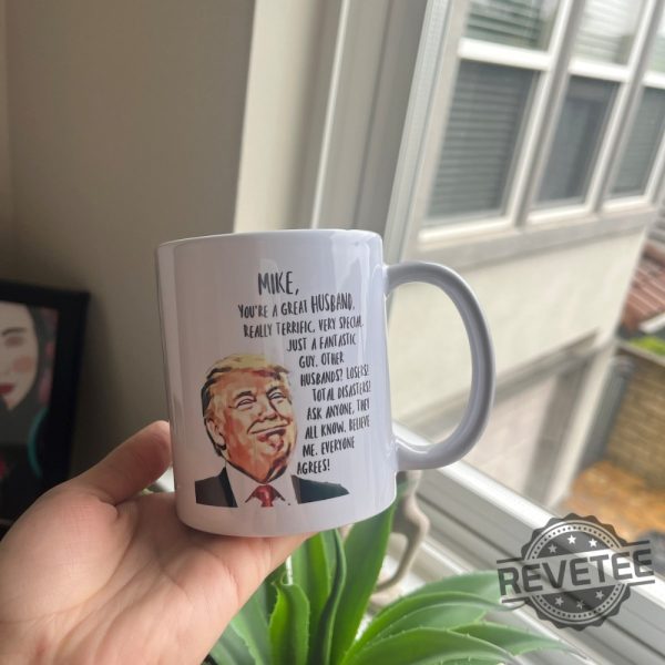 Donald Trump Custom Husband Personalized Christmas Mug Customized Husband Personalized Anniversary Husband Name Mug Husband Present revetee 1