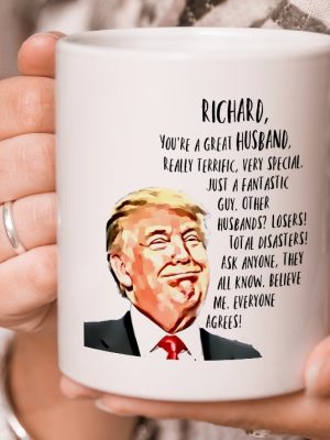 Donald Trump Custom Husband Personalized Christmas Mug Customized Husband Personalized Anniversary Husband Name Mug Husband Present revetee 4