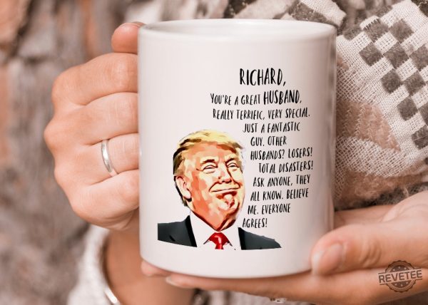 Donald Trump Custom Husband Personalized Christmas Mug Customized Husband Personalized Anniversary Husband Name Mug Husband Present revetee 4