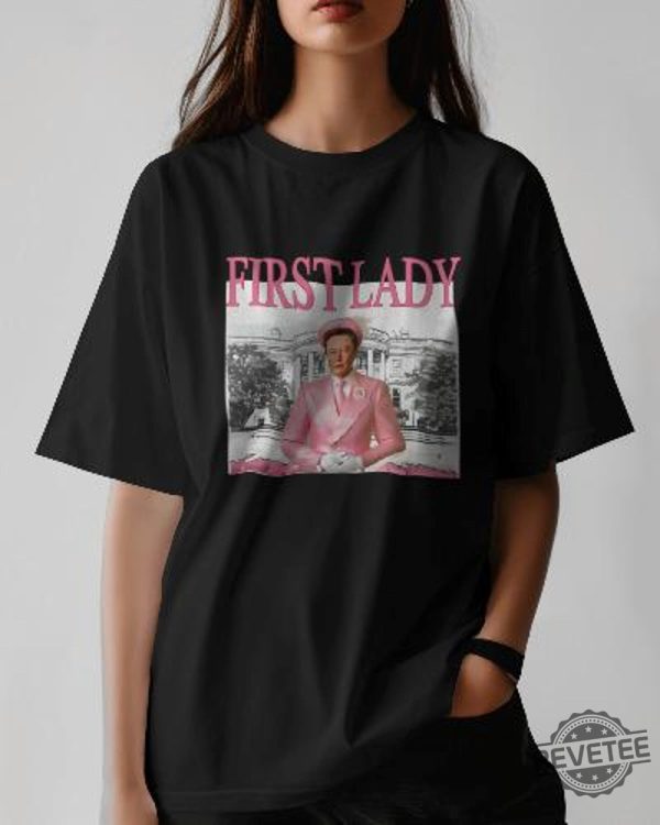 Funny Elon First Lady Cute Vintage T Shirt Elon Pink Funny Shirt Funny Trump Shirt Christmas Gifts Elon First Lady Shirt Hoodie Sweatshirt Unique revetee 1