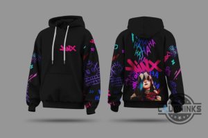 league of legends jinx arcane hoodie t shirt sweatshirt