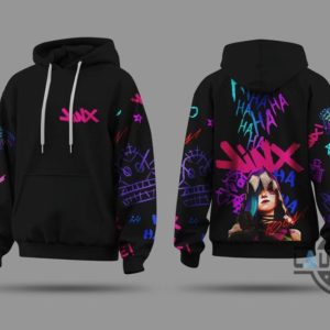 league of legends jinx arcane hoodie t shirt sweatshirt