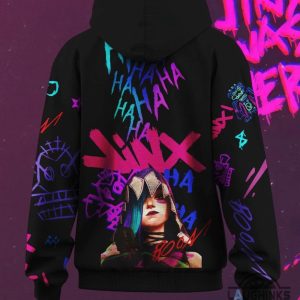 league of legends jinx arcane hoodie t shirt sweatshirt