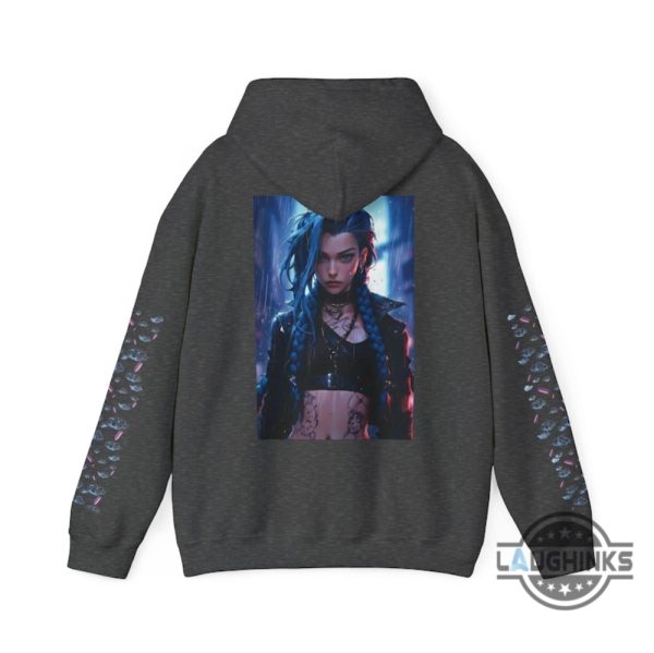 jinx arcane shirt sweatshirt hoodie