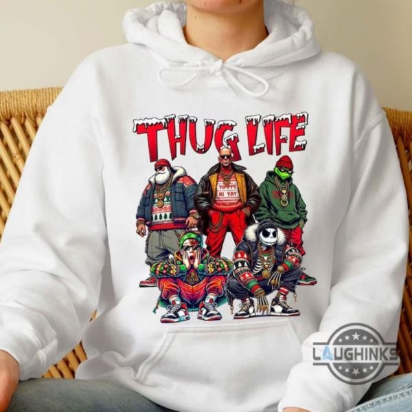 thuglife christmas movies sweatshirt t shirt hoodie thug life christmas sweater