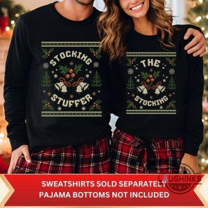 the stocking stuffer matching couples ugly christmas sweater sweatshirt t shirt hoodie laughinks 1