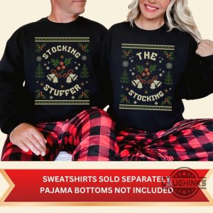 the stocking stuffer matching couples ugly christmas sweater sweatshirt t shirt hoodie laughinks 2