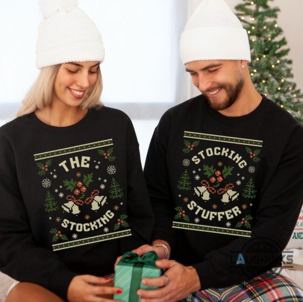 the stocking stuffer matching couples ugly christmas sweater sweatshirt t shirt hoodie laughinks 3