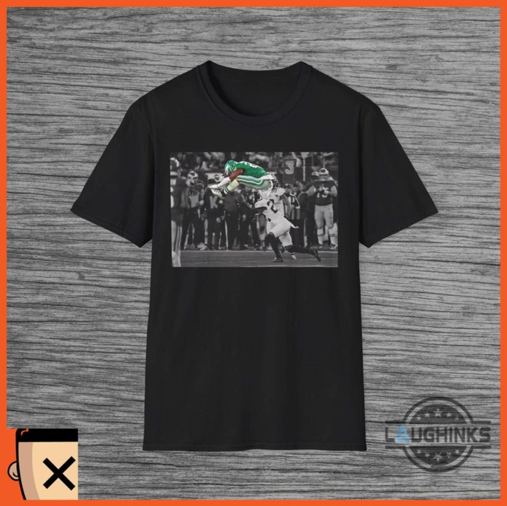 Saquon Barkley Football Touchdown Shirt Philadelphia Eagles Game Day Graphic Tee