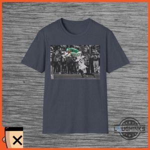 saquon barkley football touchdown shirt philadelphia eagles game day graphic tee laughinks 4