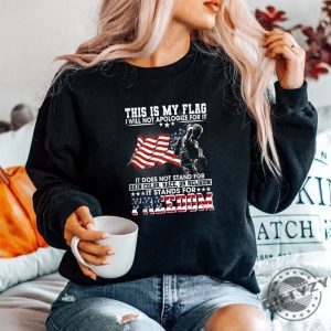 Bold Funny Flag Shirt No Apologies Needed giftyzy 1 4