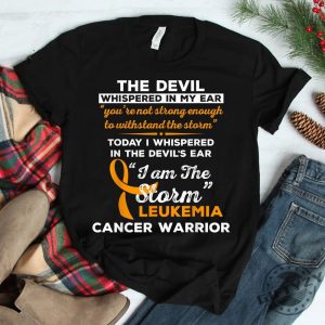 Laughter Strength I Am The Storm Cancer Tee giftyzy 1