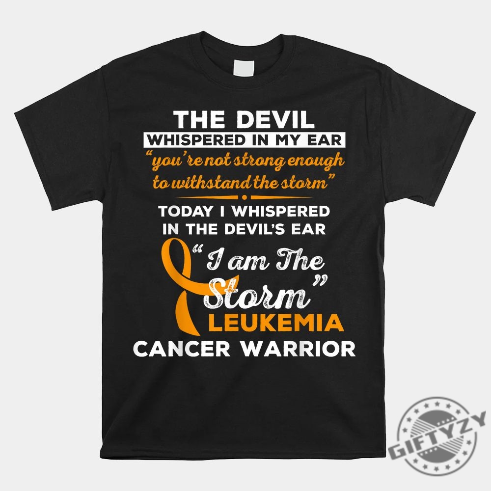 Laughter  Strength I Am The Storm Cancer Tee