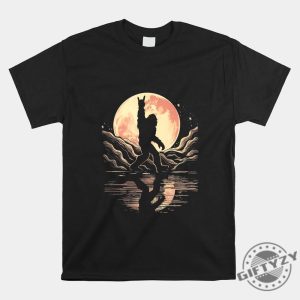 Bigfoot Rocks Hilarious Sasquatch Full Moon Tee giftyzy 1 1