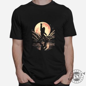 Bigfoot Rocks Hilarious Sasquatch Full Moon Tee giftyzy 1 2