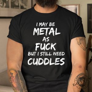 Funny Metalhead Cuddles Shirt For Heavy Metal Fans giftyzy 1 3