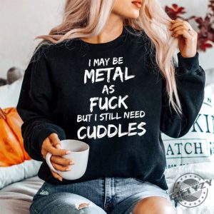 Funny Metalhead Cuddles Shirt For Heavy Metal Fans giftyzy 1 4