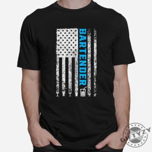 Vintage Funny Bartender Shirt Unique American Flag Design giftyzy 1 2