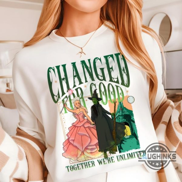 wicked t shirt changed for good together we are unlimited tee