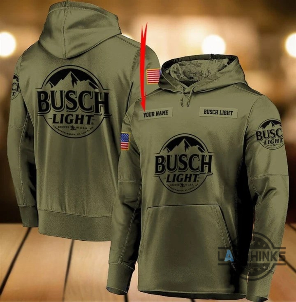 personalized busch light usa flag hoodie t shirt sweatshirt